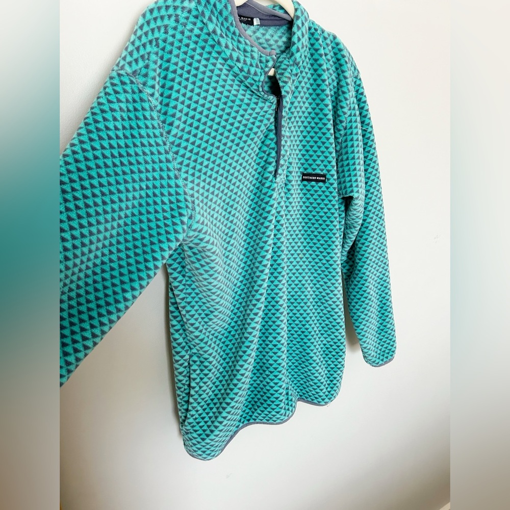 Men’s Southern Marsh Patterned Half Zip Pullover